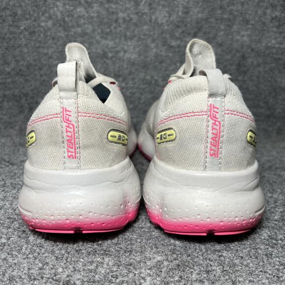 Brooks Glycerin 20 StealthFit Shoes Womens Size 10.5 White Running 1203721B067 - Picture 4 of 10